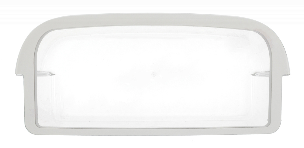 WPW10371193 - Genuine OEM Whirlpool Refrigerator Medium Door Shelf Bin, Clear/White